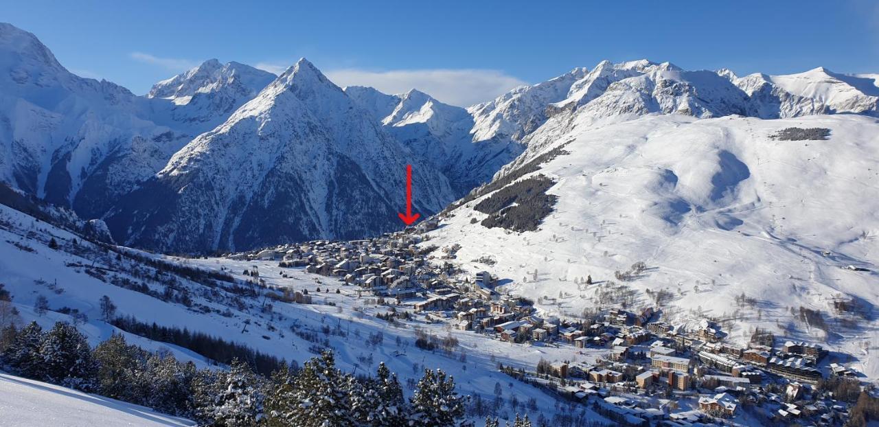Studio Alpheratz Forest - 1 A 3 Pers - Wifi, Balcon, Vue Piste Et Glacier Muzelle, Calme, Proche Commerces Et Pistes- Tsc Super Venosc A 80M Ле дез Альп Экстерьер фото